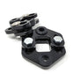 PRIDE Adjustable Exhaust Hangers available in Black or Red