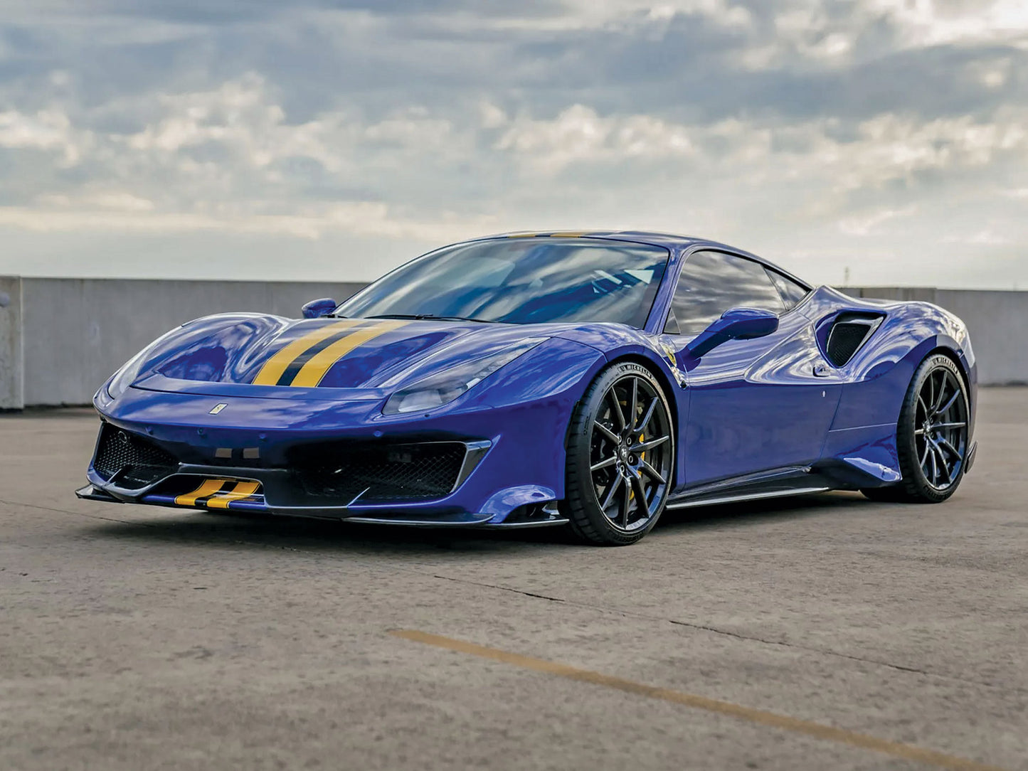 19-20 Ferrari 488 Pista Scrape Plate