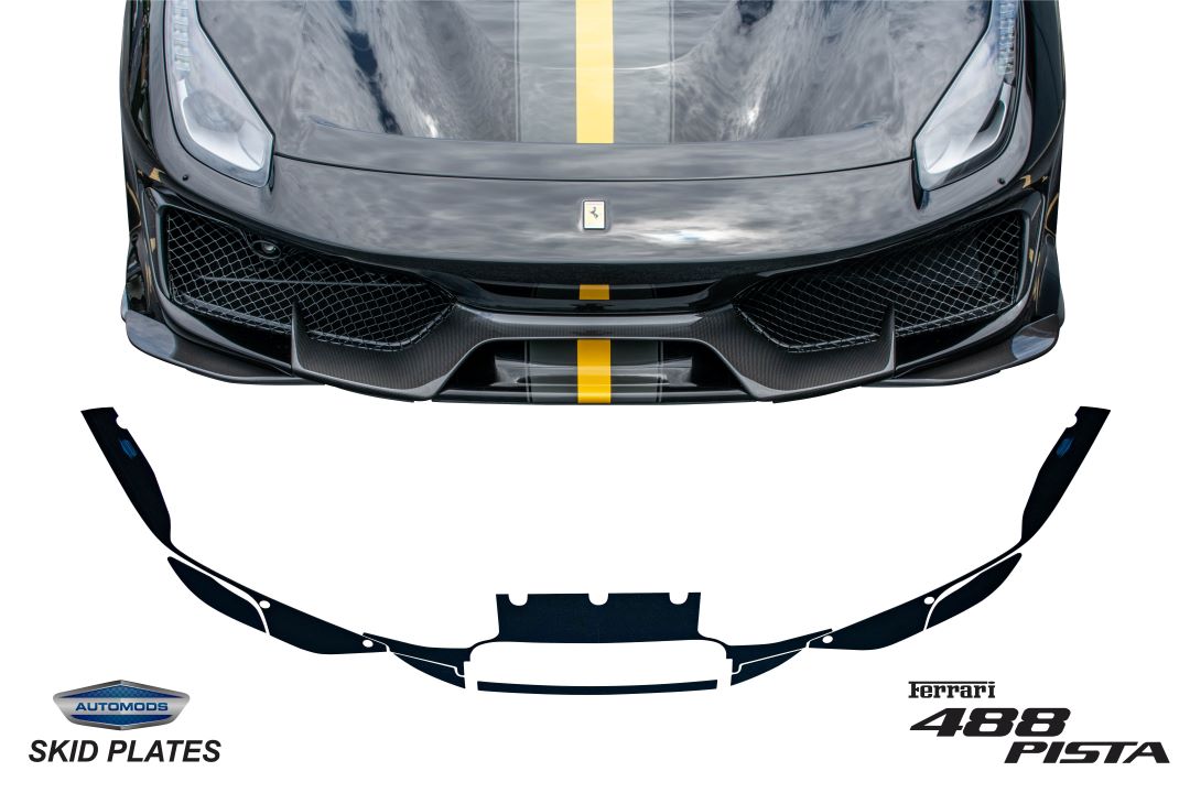 19-20 Ferrari 488 Pista Scrape Plate