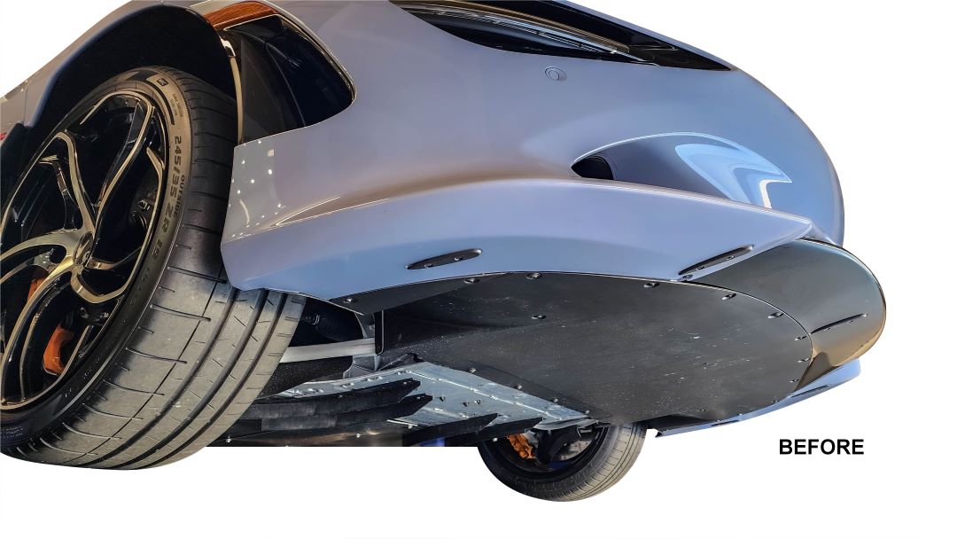 23+ McLaren 750S Scrape Plates