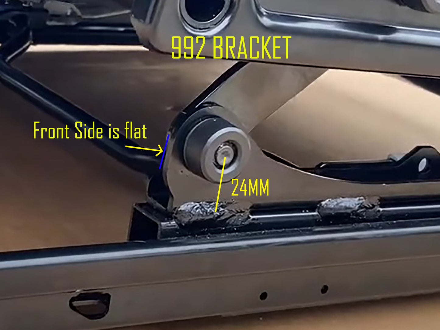Porsche 992 LWB Seat Recline Brackets
