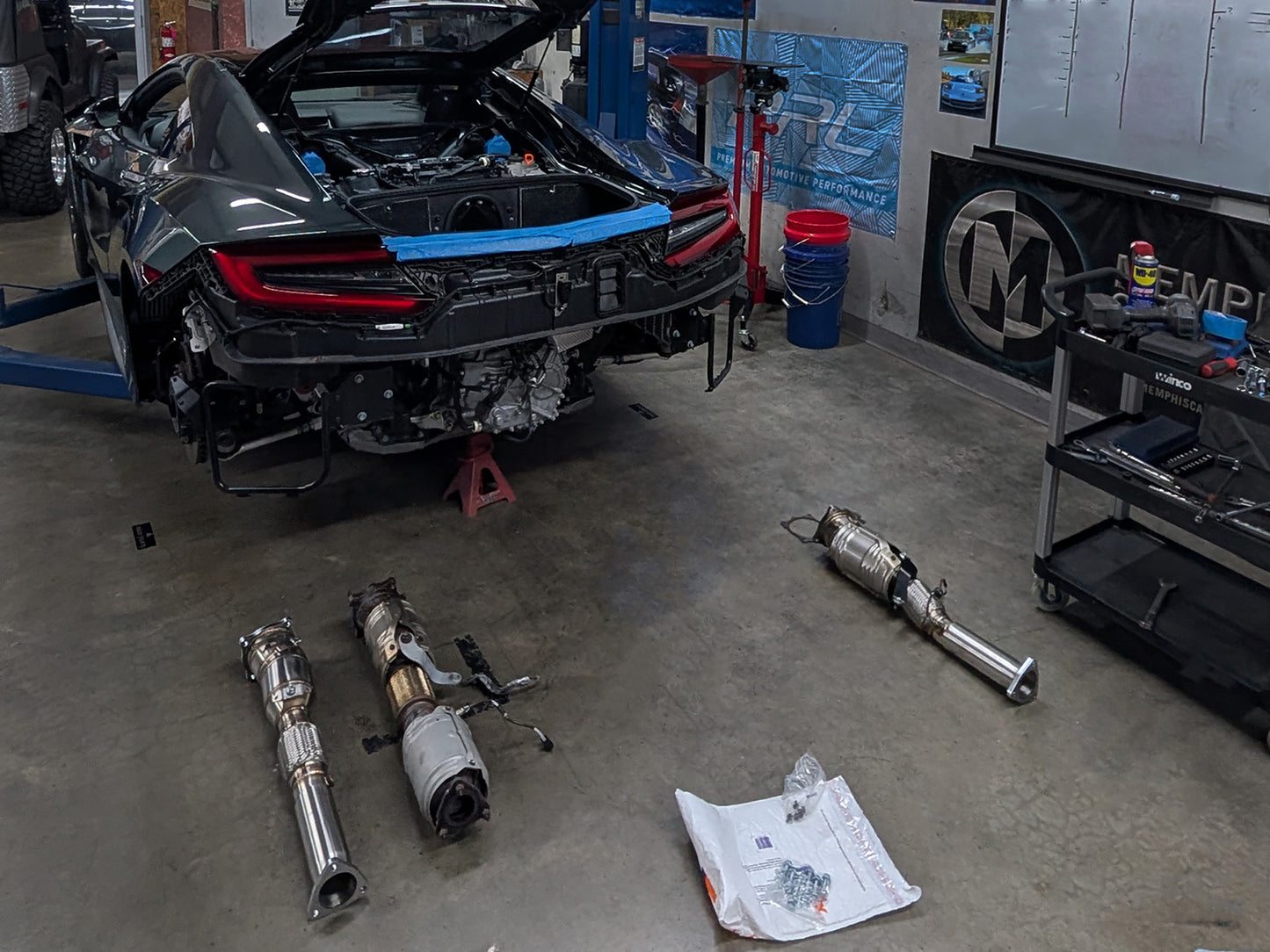 Acura NSX 2017-2022 Catted Downpipes