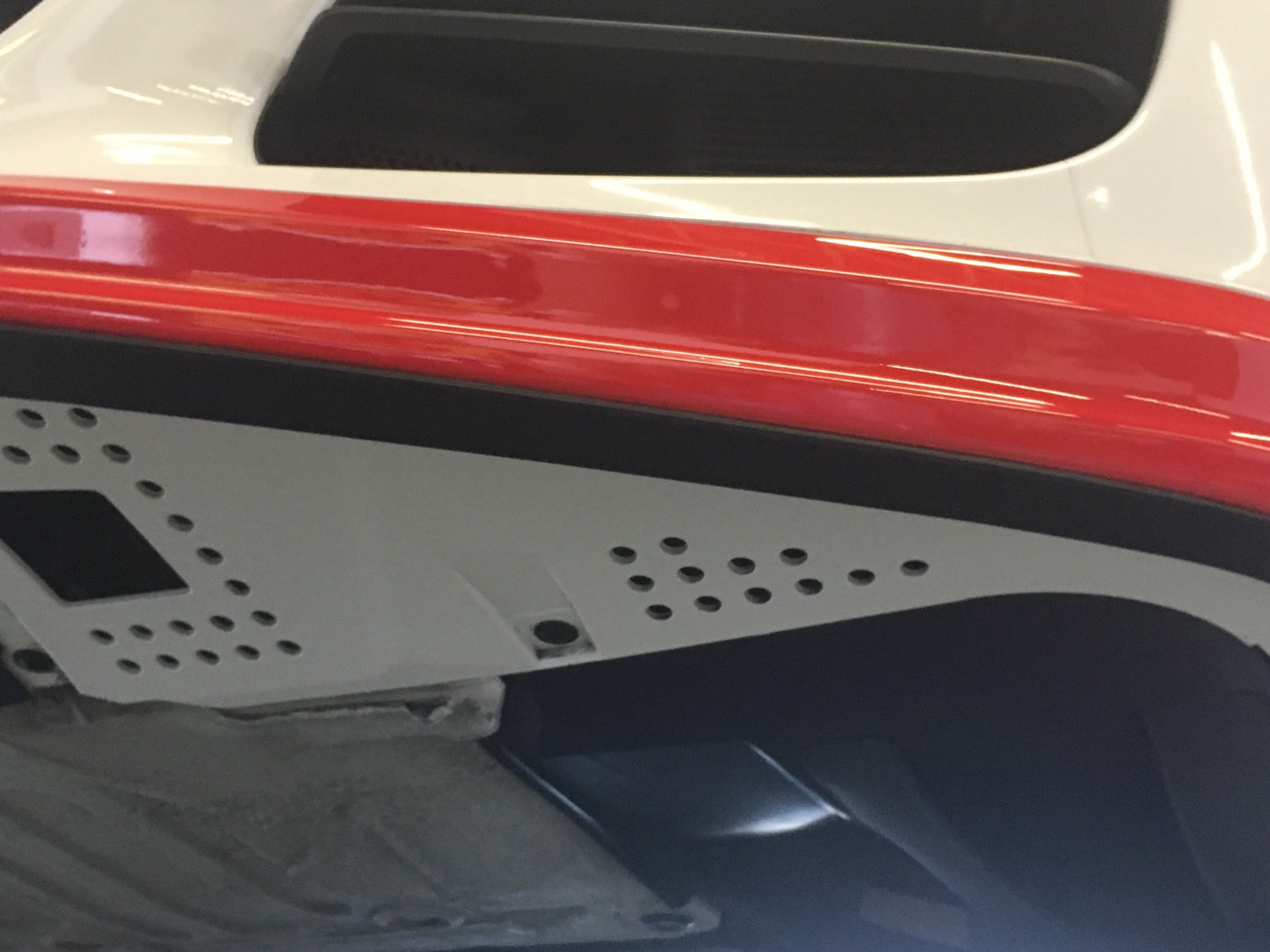 14-16 Porsche 911 991 GTS Sport Design Bumper Scrape Plate