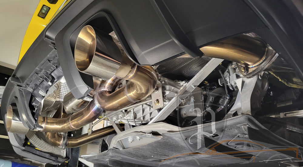 2020+ Porsche 718 GT4 / Spyder / GTS 4.0L Race Exhaust System