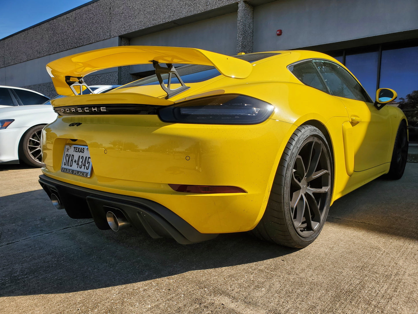 2020+ Porsche 718 GT4 / Spyder / GTS 4.0L Valved Sport Muffler Exhaust