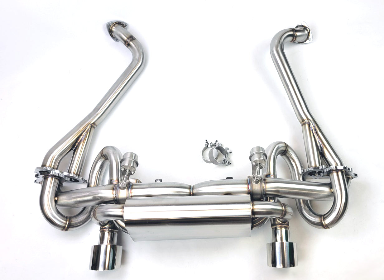 20+ Porsche 718 GT4 / Spyder / GTS 4.0L Sport Muffler Catback Exhaust with Valves