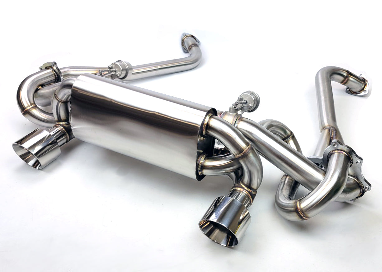 20+ Porsche 718 GT4 / Spyder / GTS 4.0L Sport Muffler Catback Exhaust with Valves