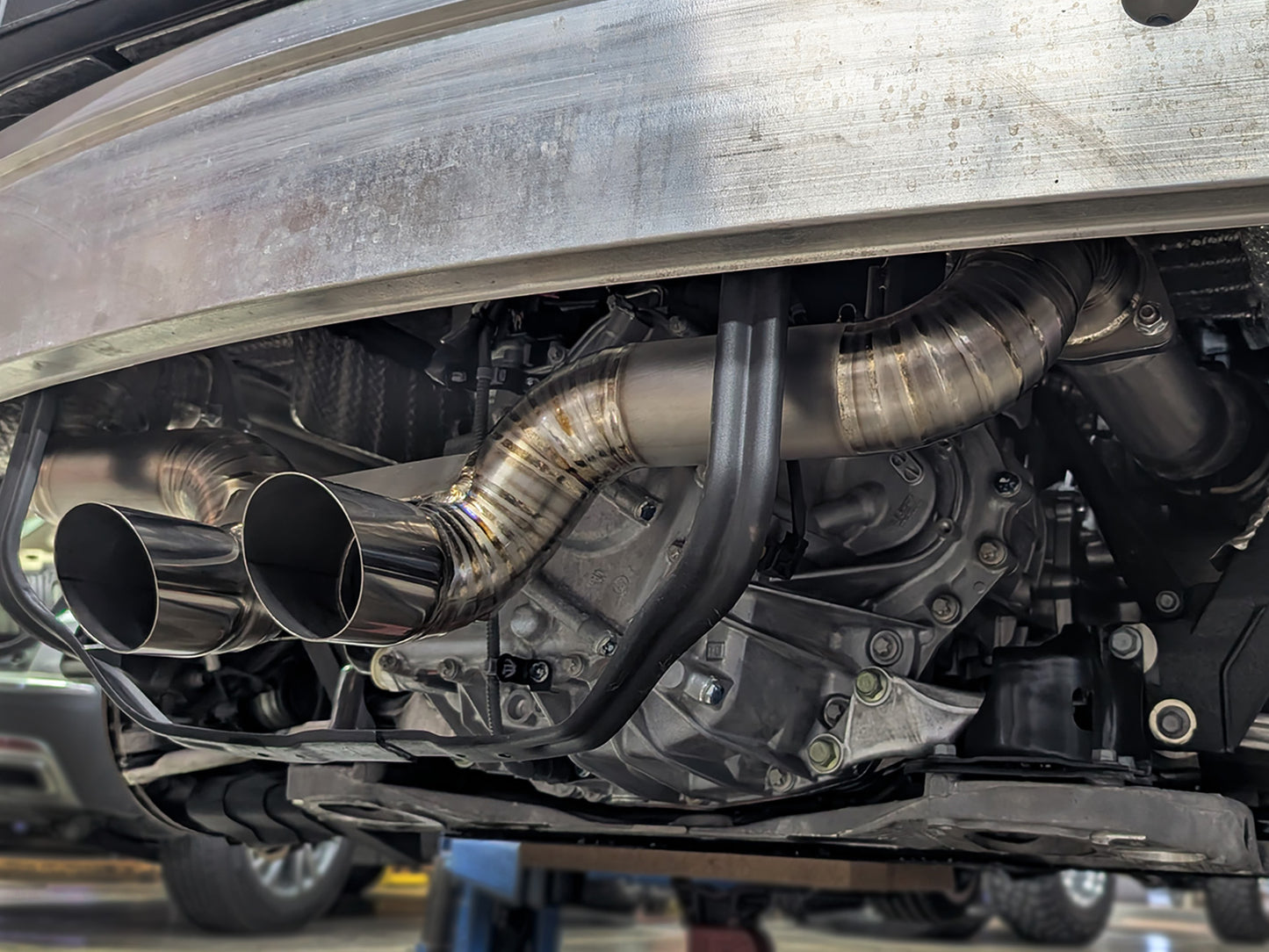 Acura NSX 2017-2022 Titanium Muffler Delete Exhaust