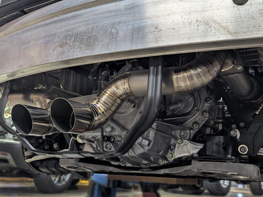 Acura NSX 2017-2022 Titanium Muffler Delete Exhaust