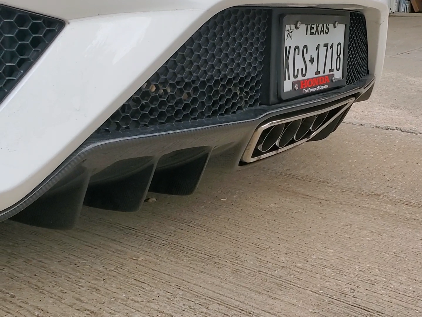 Acura NSX 2017-2022 Mufflered Exhaust System