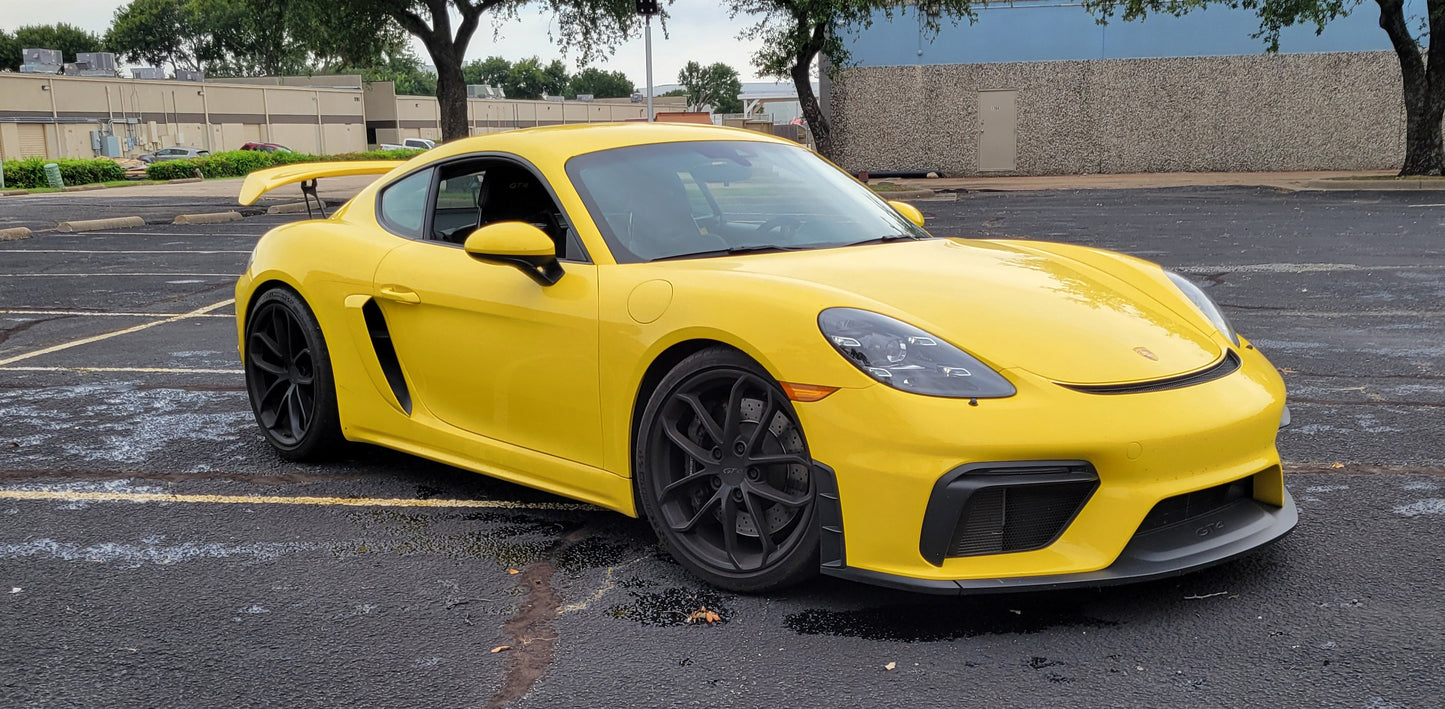 2016+ Porsche 981 718 GT4 Wing Spoiler Risers