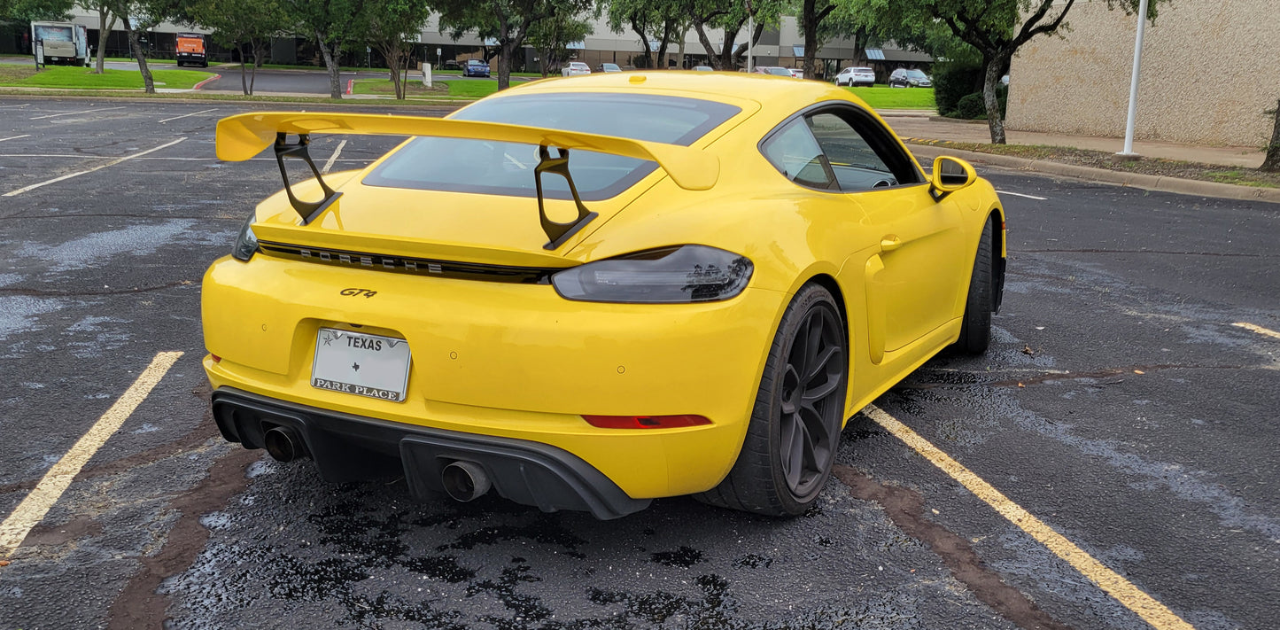 2016+ Porsche 981 718 GT4 Wing Spoiler Risers