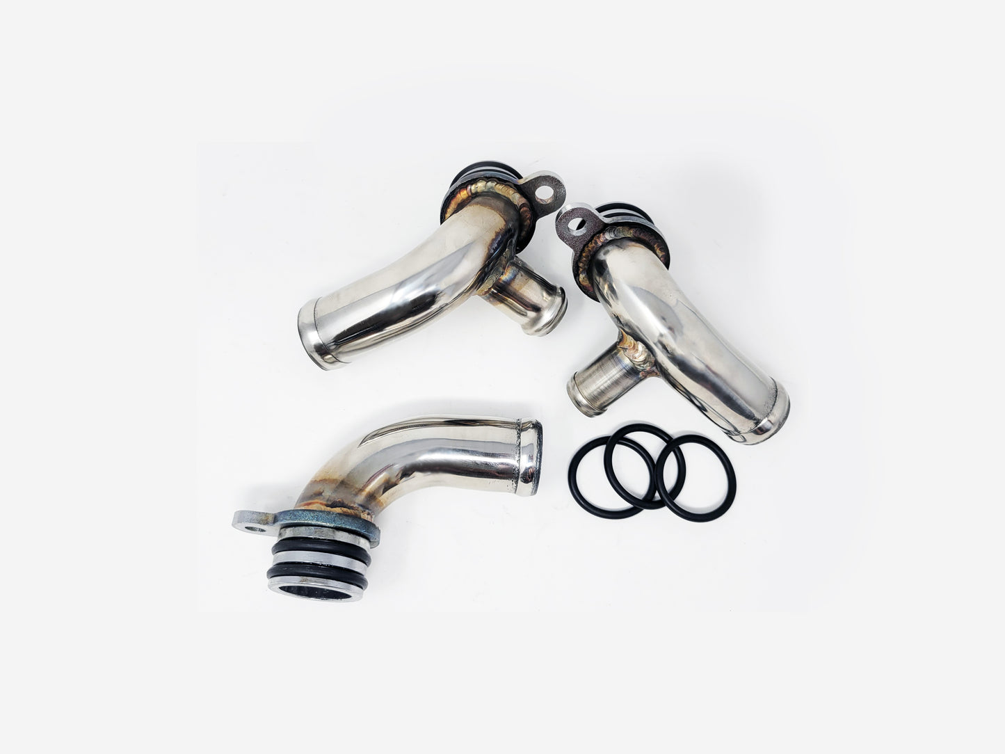 Porsche 911 997/GT2/RS Turbo Coolant Elbow Pipes for Oil Exchanger