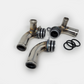 Porsche 911 997/GT2/RS Turbo Coolant Elbow Pipes for Oil Exchanger