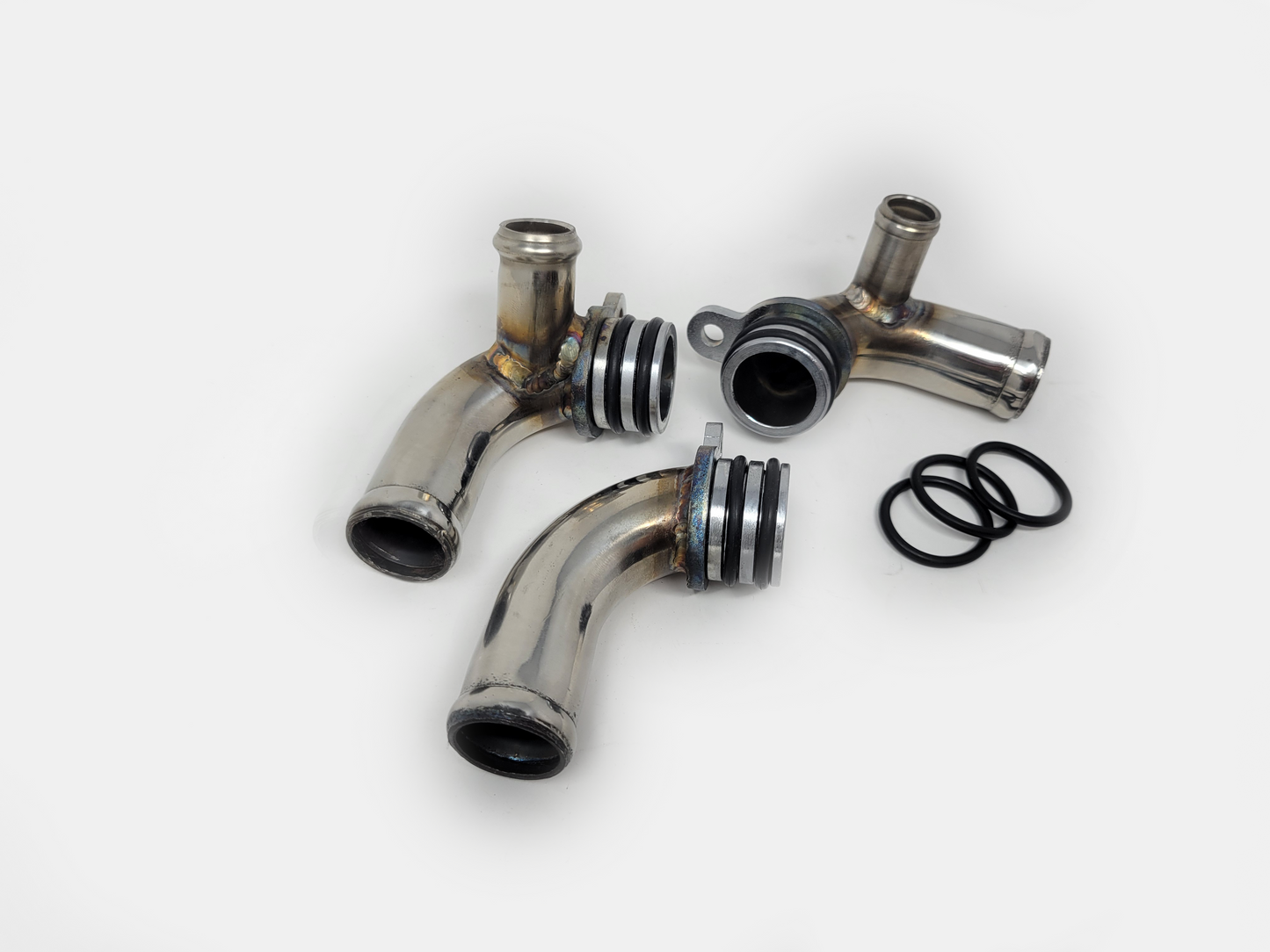 Porsche 911 997/GT2/RS Turbo Coolant Elbow Pipes for Oil Exchanger