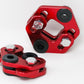 PRIDE Adjustable Exhaust Hangers available in Black and Red
