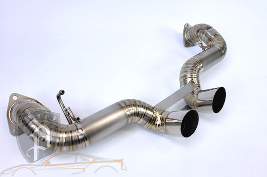 Acura NSX 2017-2022 Titanium Muffler Delete Exhaust